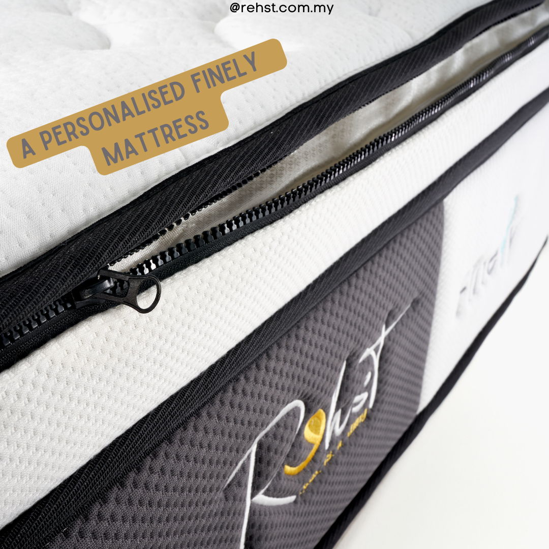 REHST Finely 13" Original Mattress (Queen Duo Perfecto)