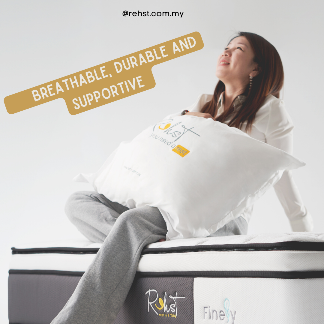 REHST Finely 13" Original Mattress (Queen Duo Perfecto)