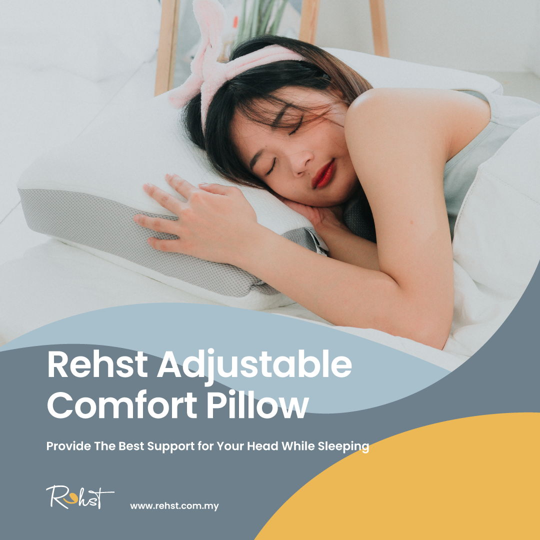 Rehst Adjustable Comfort Pillow x 2