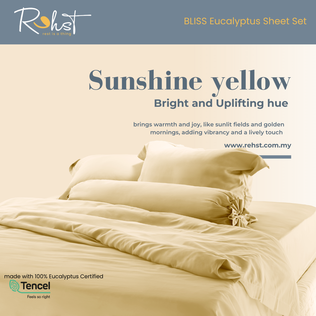 4 pieces Rehst Bliss Eucalyptus Bed Linen Set