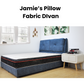 Jamie's Pillow Fabric Divan