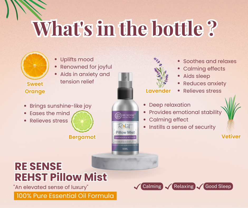 2 bottle of Re Sense Rehst Pillow Mist