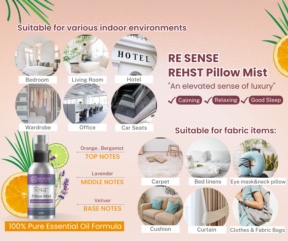 2 bottle of Re Sense Rehst Pillow Mist