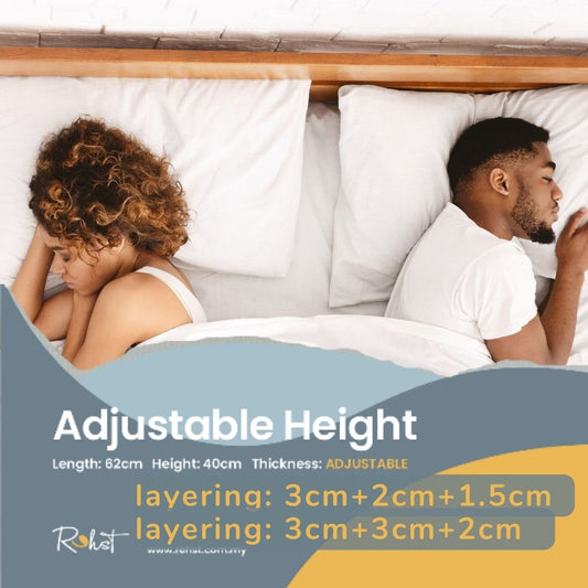 Rehst Adjustable Comfort Pillow  x 2